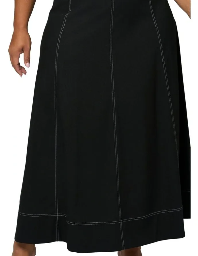 Sunday in the City Urban Mirage Maxi Skirt in Black