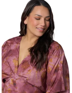 Sunday in the City Richter Scale Maxi Dress in Rouge Floral