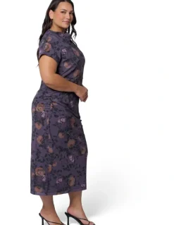 Sunday in the City Wild Grace Midi Dress