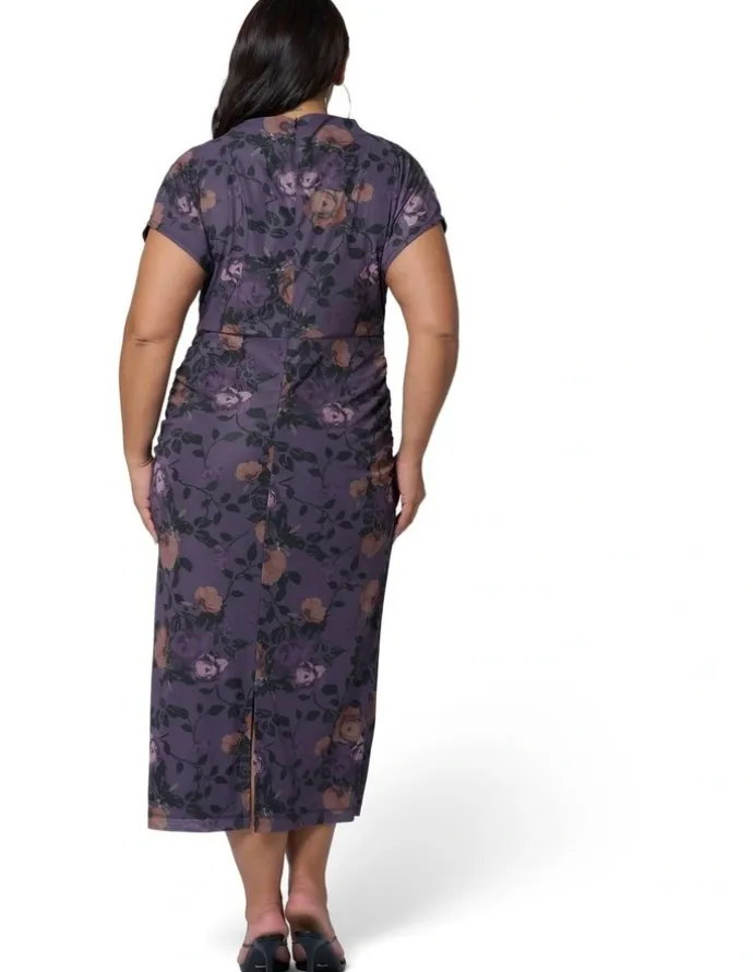 Sunday in the City Wild Grace Midi Dress