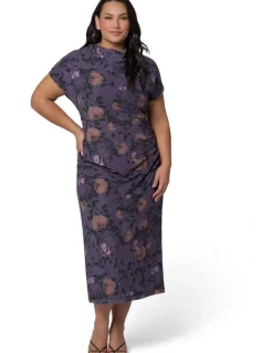 Sunday in the City Wild Grace Midi Dress