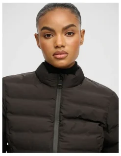 Superdry Hooded Fuji Padded Jacket in Black