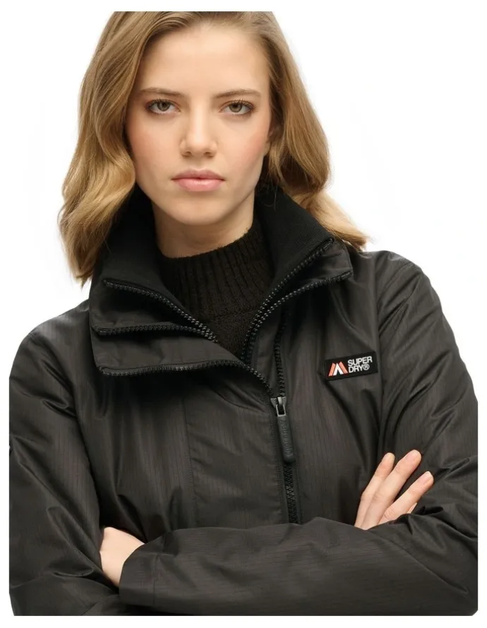 Superdry Mountain Windbreaker Jacket in Black