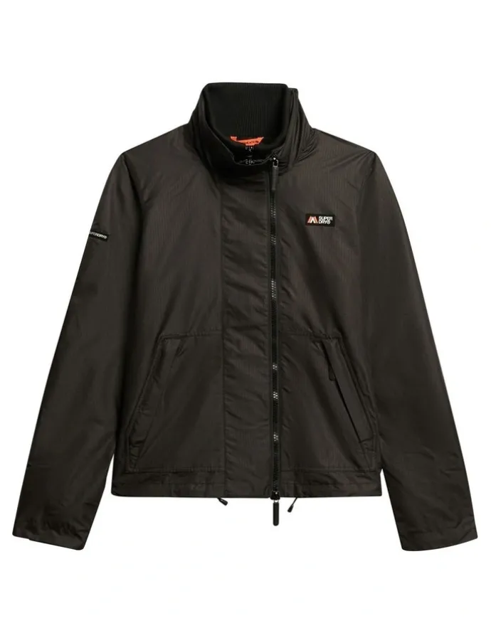 Superdry Mountain Windbreaker Jacket in Black