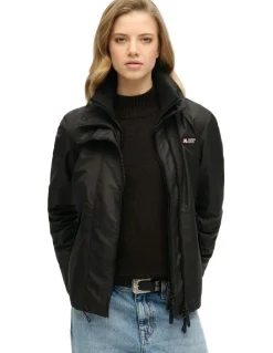 Superdry Mountain Windbreaker Jacket in Black