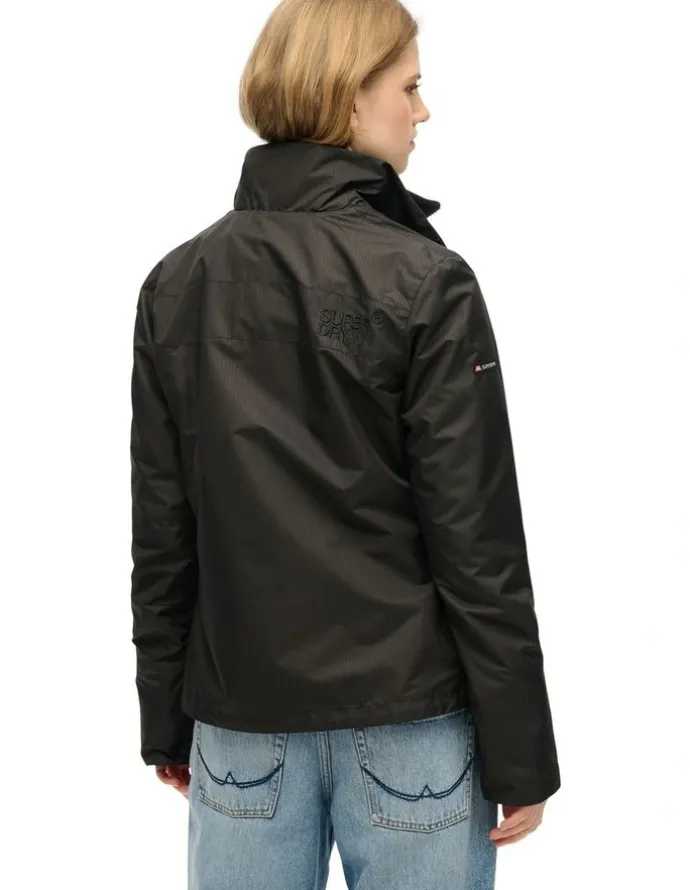 Superdry Mountain Windbreaker Jacket in Black