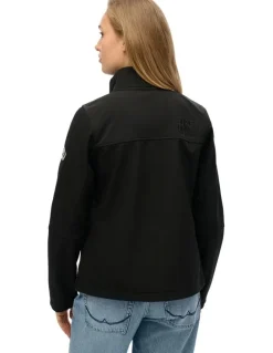 Superdry Softshell Trekker Jacket in Black
