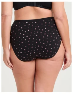 Taking Shape 5 Pack Cotton Neutral Floral Briefs Multi
