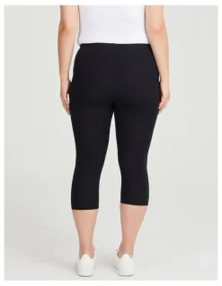 Taking Shape Australian Cotton Crop Legging in Black