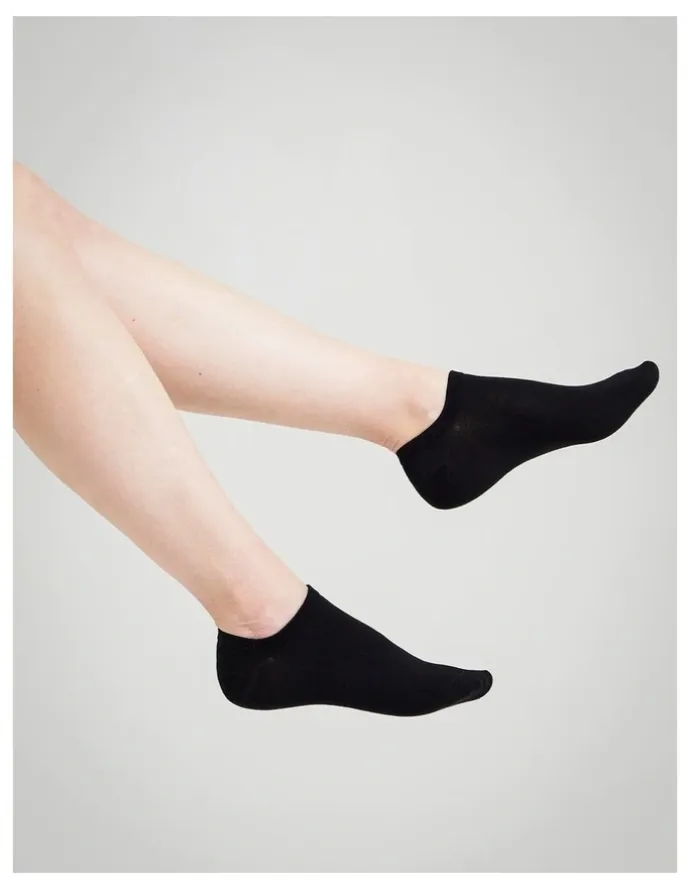 Taking Shape Bamboo Ankle Socks 5 Pack in Black