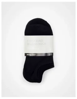 Taking Shape Bamboo Ankle Socks 5 Pack in Black