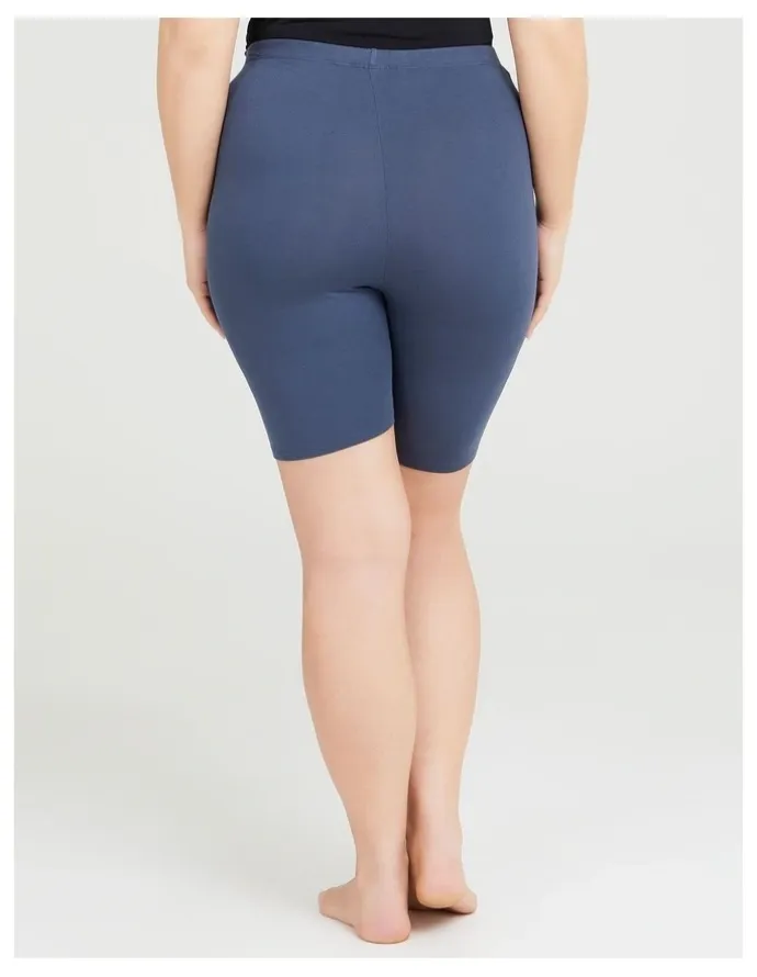 Taking Shape Bamboo Anti Chafe Crop Short in Storm Grey