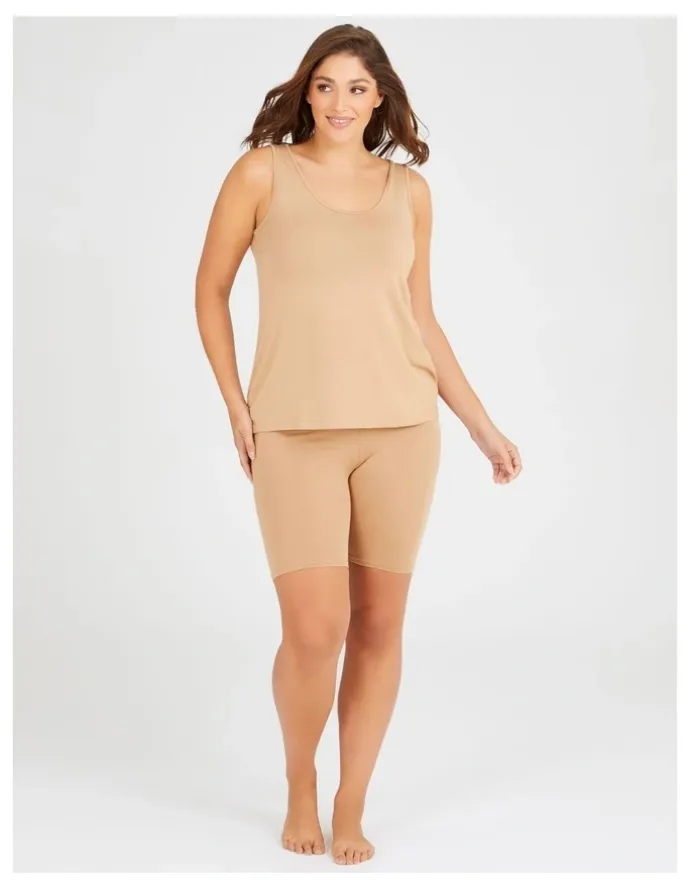 Taking Shape Bamboo Anti Chafe Crop Short in Natural
