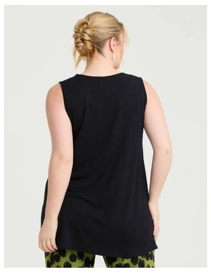 Taking Shape Bamboo Brynn Tank Black