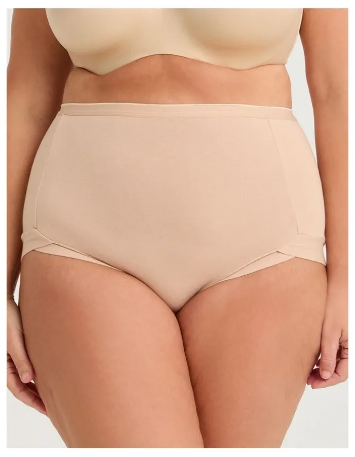 Taking Shape Bamboo Everyday Briefs 2 Pack in Nude