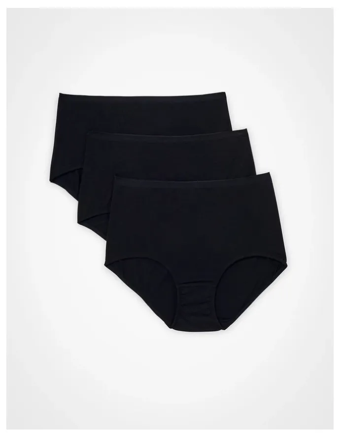 Taking Shape Bamboo Full Briefs 3 Pack in Black