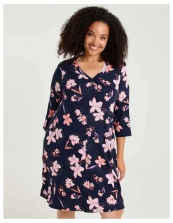 Taking Shape Bamboo Serene Nightie Print