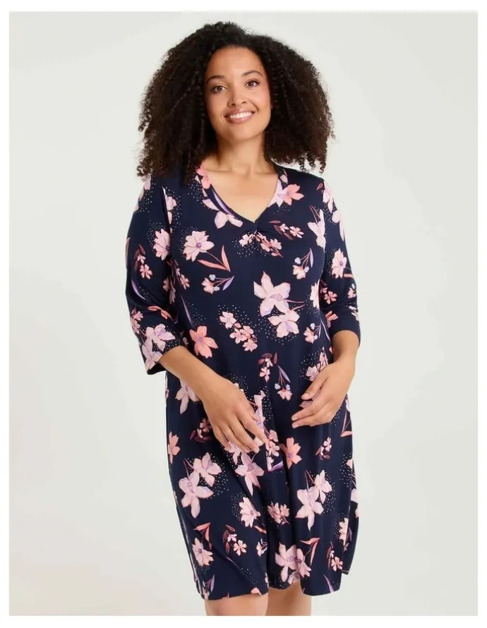 Taking Shape Bamboo Serene Nightie Print