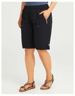Taking Shape Castaway Zip Pocket Cargo Short in Black