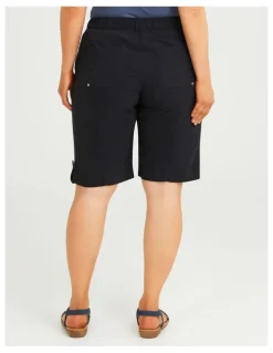 Taking Shape Castaway Zip Pocket Cargo Short in Black