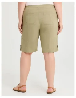 Taking Shape Castaway Zip Pocket Cargo Short Sage