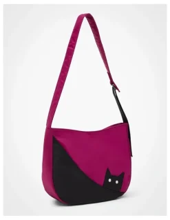 Taking Shape Cat Nylon Bag in Purple