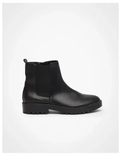 Taking Shape Chunky Chelsea Ankle Boot in Black