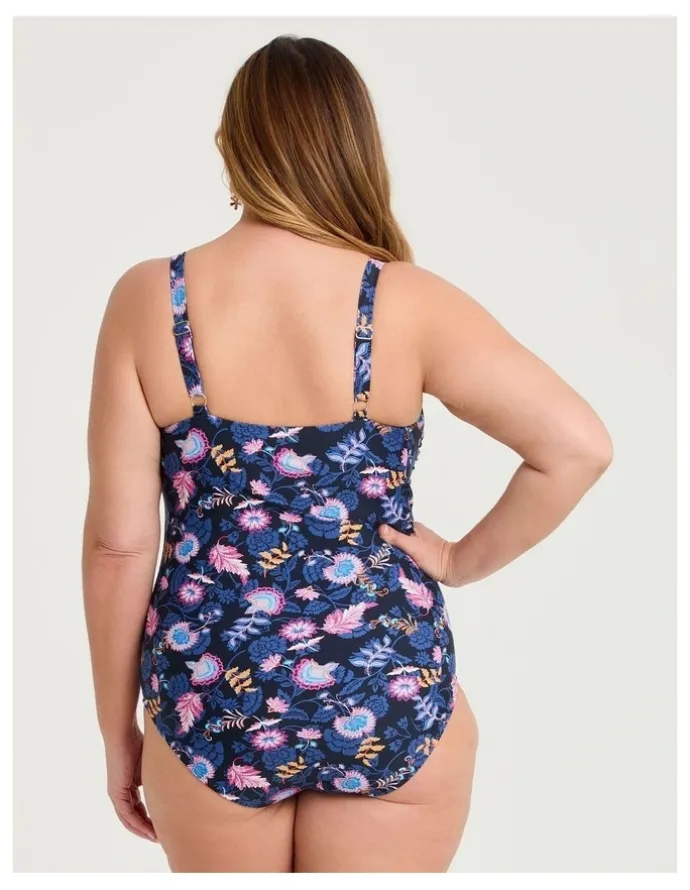 Taking Shape Coastal Blooms One Piece Swimsuit Print