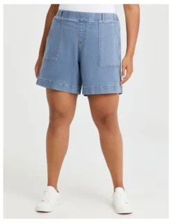 Taking Shape Cool Jade Classic Denim Short Light Blue Denim