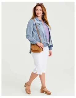 Taking Shape Editorial Pocket Long Short White