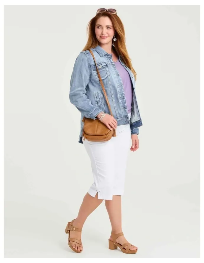 Taking Shape Editorial Pocket Long Short White