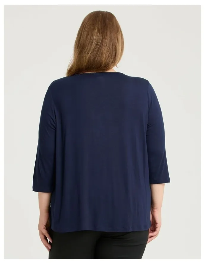 Taking Shape Emmy Long Sleeve T-shirt Navy