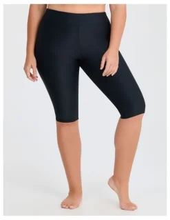 Taking Shape Essential Capri Swim Legging in Black