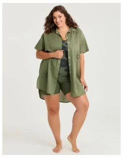 Taking Shape Essential Swim Short in Dark Khaki