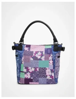 Taking Shape Floral Patchwork Bag in Multi