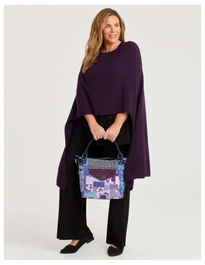 Taking Shape Floral Patchwork Bag in Multi