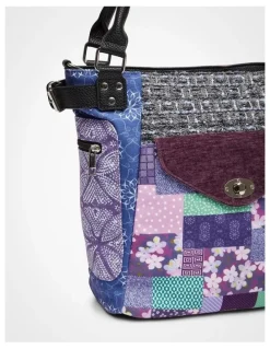 Taking Shape Floral Patchwork Bag in Multi