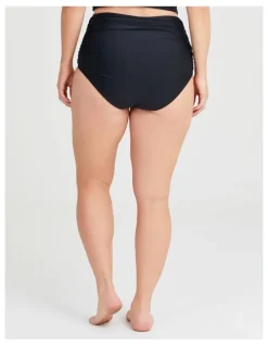 Taking Shape High Waist Swim Briefs in Black