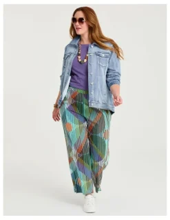 Taking Shape Horizon Natural Pant Print