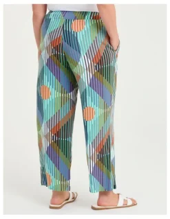 Taking Shape Horizon Natural Pant Print