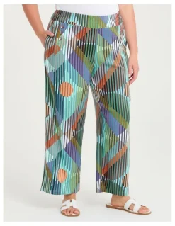 Taking Shape Horizon Natural Pant Print