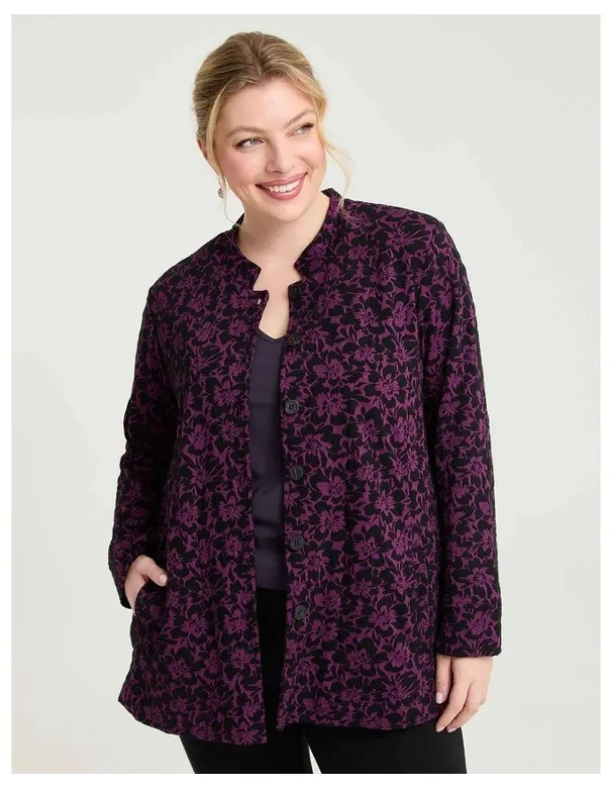 Taking Shape Imani Jacquard Jacket Multi