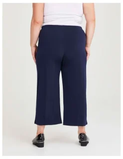 Taking Shape Luna Culotte Pant in Dark Indigo