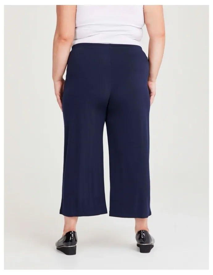 Taking Shape Luna Culotte Pant in Dark Indigo