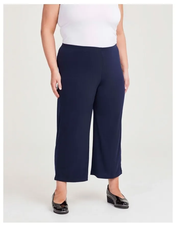 Taking Shape Luna Culotte Pant in Dark Indigo