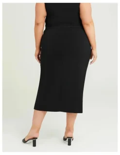Taking Shape Luna Long Skirt in Black