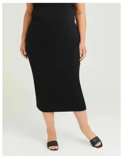 Taking Shape Luna Long Skirt in Black