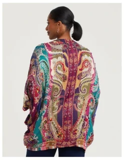 Taking Shape Multi Colour Embroidered Cape Multi