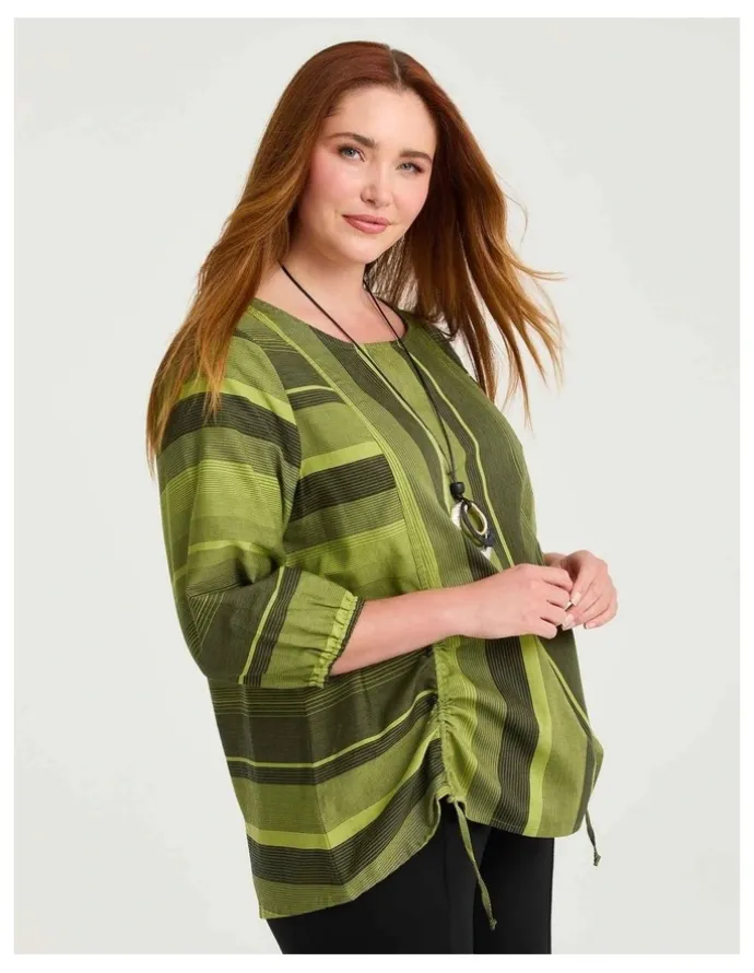 Taking Shape Natural Giorgia Stripe Top Stripe