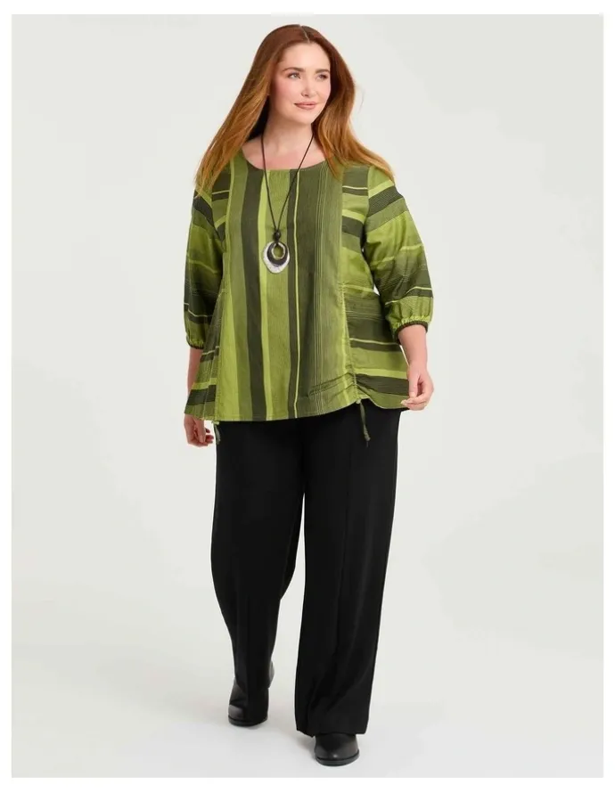 Taking Shape Natural Giorgia Stripe Top Stripe